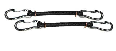 bungee cords in black